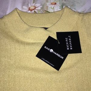 NWT sag harbor all that glitters is gold  sweater